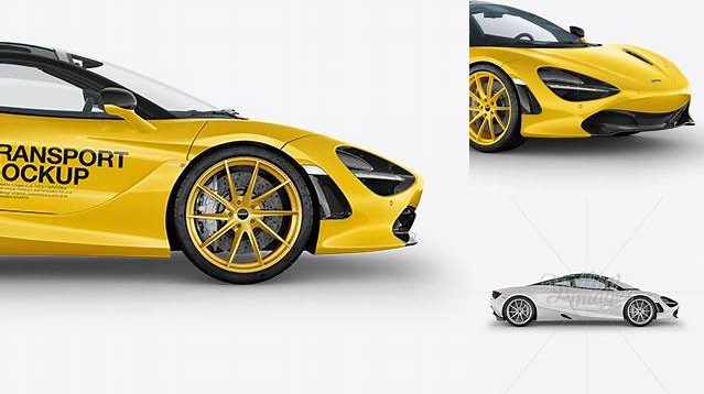 5297+ McLaren 720S PSD Mockup Side View Modern and Unique Freebie PSD