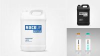 5298+ Gallon Bottle Mockup Free PSD Free Download