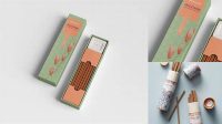 5300+ Incense Sticks Box Mockup Creative Design Mockup