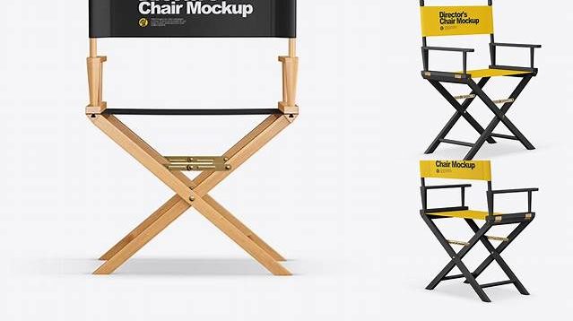 5301+ Matte Director's Chair PSD Mockup Free Downloadable Graphic Resource