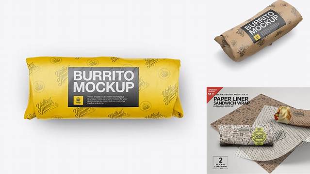 5303+ Burrito Mockup Mockup PSD Free Download