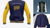 5303+ Mockup Jaket Baseball Creative Design PSD Free Download