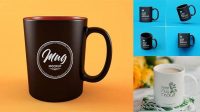 5314+ Black Mug Mockup Free Modern PSD Templates