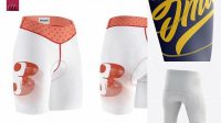 5316+ Men’s Cycling Shorts v2 PSD Mockup Back View Custom Mockup PSD for Free