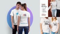 5319+ Couple T Shirt Mockup Free Download Free Graphic Resource