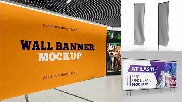 532+ Telescopic Banner Mockup Psd Exclusive Free Photoshop Mockup