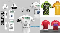 5322+ Cycling Jersey Mockup Free Download Easy Editable