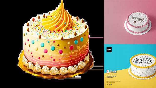 5323+ Birthday Cake Mockup Free PSD