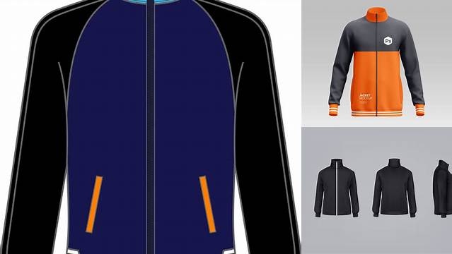 5328+ Sport Jacket Mockup Free Smart PNG Image