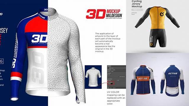 5329+ Cycling Jersey Mockup Psd Free Download Best for Showcase