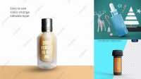 5331+ Matte Christmas Bottle PSD Mockup Fully Editable PSD Template