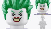 5337+ Joker Mini Figure PSD Mockup Free Creative Design