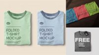 5339+ Folded T-Shirt PSD Mockup Creative PSD Resources