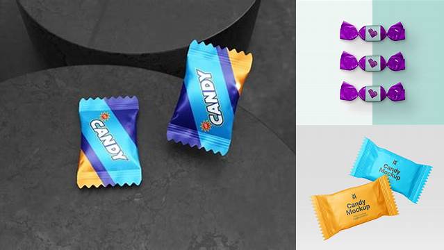 5353+ Glossy Candy PSD Mockup Premium Mockup Freebie