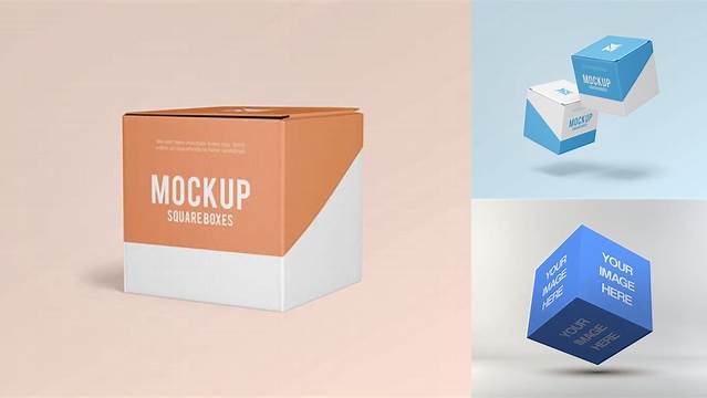 5359+ 3d Cube Mockup Psd Free Download Free