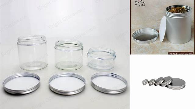 5359+ Aluminium Storage Jar With Lid Easy-to-Edit PSD