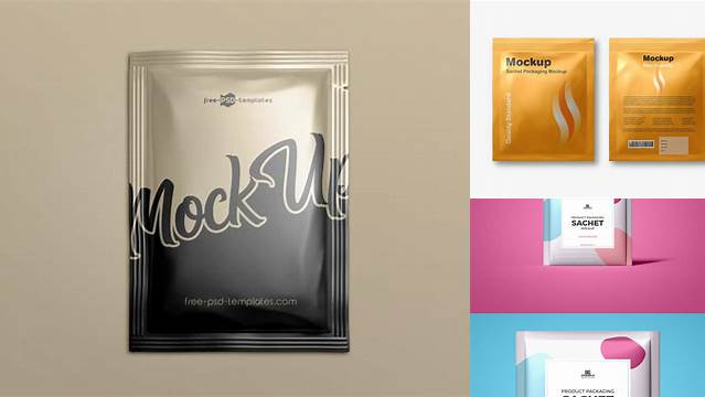 5361+ Sachet Pack PSD Mockup Free PSD Mockup Resource