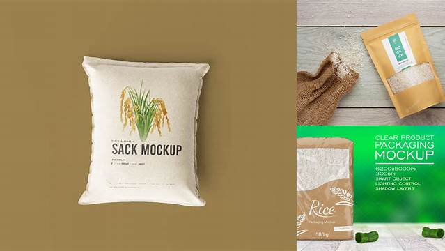 5363+ Bag Of Rice Mockup Best for Showcase