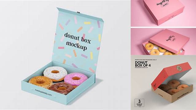 5364+ Donut Packaging Mockup Exclusive Free PSD Mockups