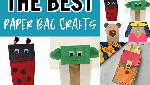 537+ Big Paper Bag Craft Free Design Resource