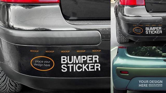 537+ Bumper Sticker Mockup Psd Digital Download