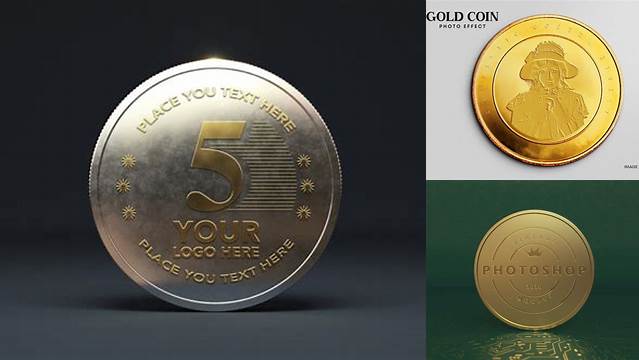 5371+ Gold Coin Mockup Psd Free PSD Download