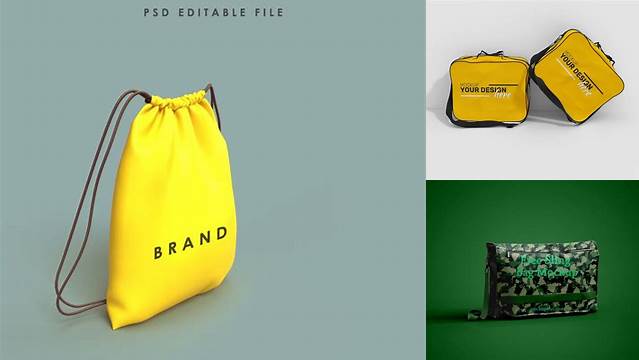 5371+ Sling Bag Mockup Premium Freebie for Designers