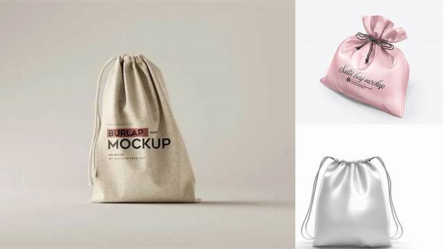 5376+ Satin Bag Mockup Easy Editable