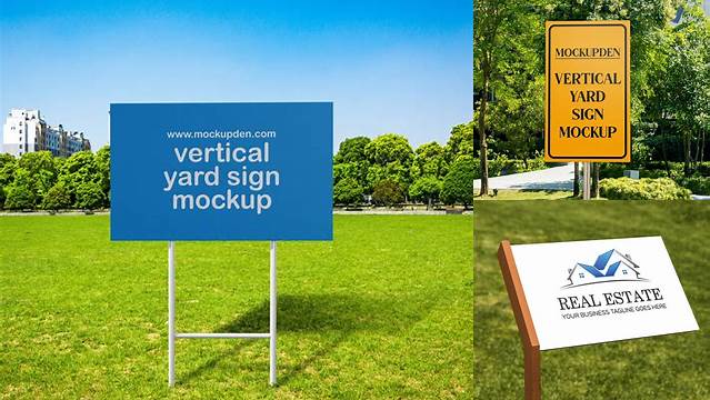 5378+ Yard Sign Mockups Free PSD