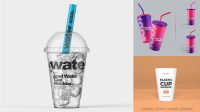 5379+ Water Cup Mockup High-End PSD Download