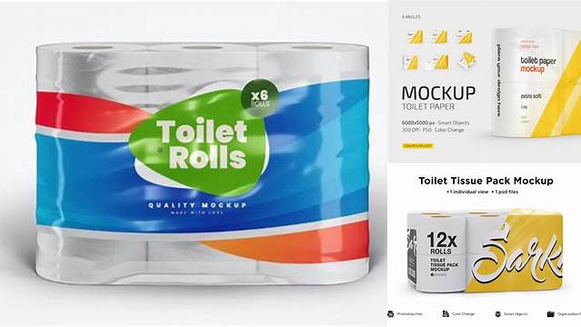 5384+ Toilet Paper Packaging Mockup Free Download Free