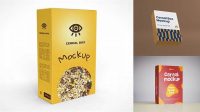 5392+ Cereal Box Mockup Free Download High-Resolution PSD Download