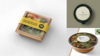 5392+ Salad Packaging Mockup Hight Resolution