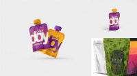 5398+ Glossy Doy Pack PSD Mockup Creative High-Resolution PSD Freebie