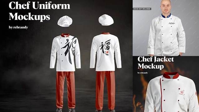 5413+ Chef Uniform Mockup Psd Free Creative Photoshop Resources