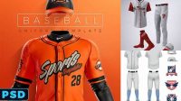 542+ Baseball Uniform Mockup Free Creative Design Mockup