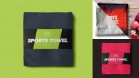 542+ Sport Towel Mockup For Free Download