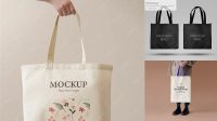 5424+ Mockup Tote Bag Cdr Free Mockup PSD