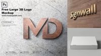 5425+ 3d Mockup Background Editable Photoshop File