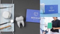 5429+ Dentist Mockup Free Easy to Use PSD