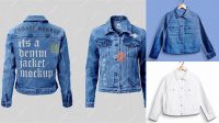 5430+ Denim Jacket Mockup Free PSD