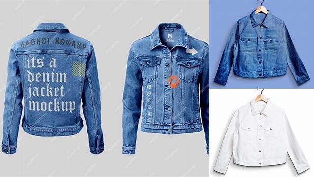 5430+ Denim Jacket Mockup Free PSD