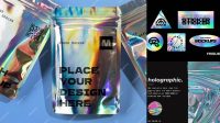 5431+ Hologram Mockup Editable Photoshop File