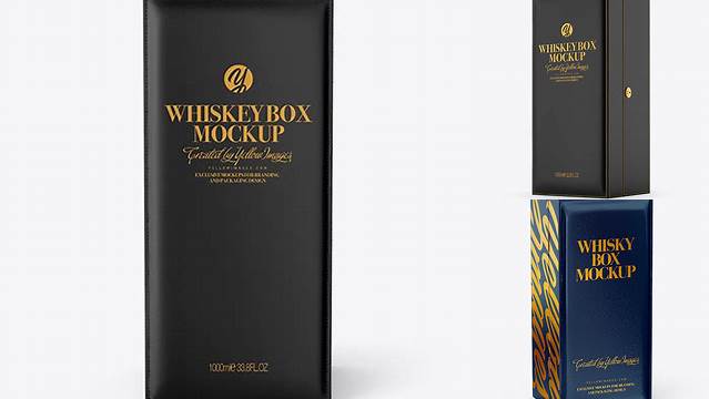 5432+ Whiskey Box Mockup Unique High-Resolution PSD