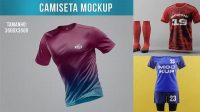 5433+ Mockup Uniforme Futebol Psd Free Easy Editable