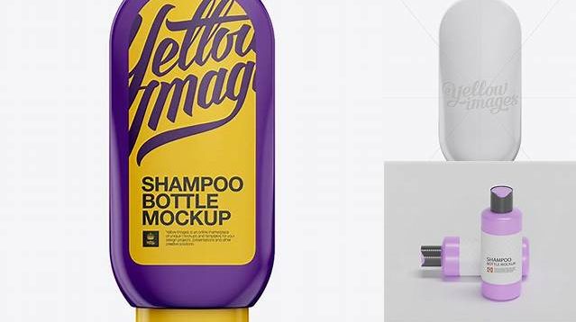 5437+ Shampoo Tottle Bottle PSD Mockup Professional Photoshop Design Freebie