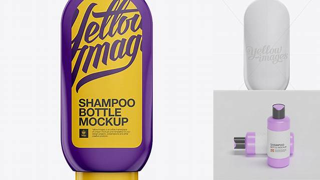 5437+ Shampoo Tottle Bottle PSD Mockup Professional Photoshop Design Freebie