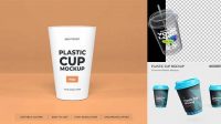 5438+ Plastic Cup Mockup Free Mockup PSD