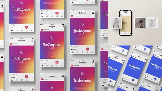 5440+ Instagram Mockup Free Download Customizable PSD