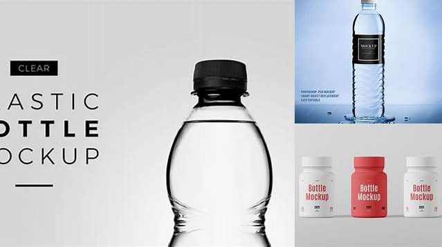 5441+ Plastic Bottle PSD Mockup Easy-to-Edit PSD